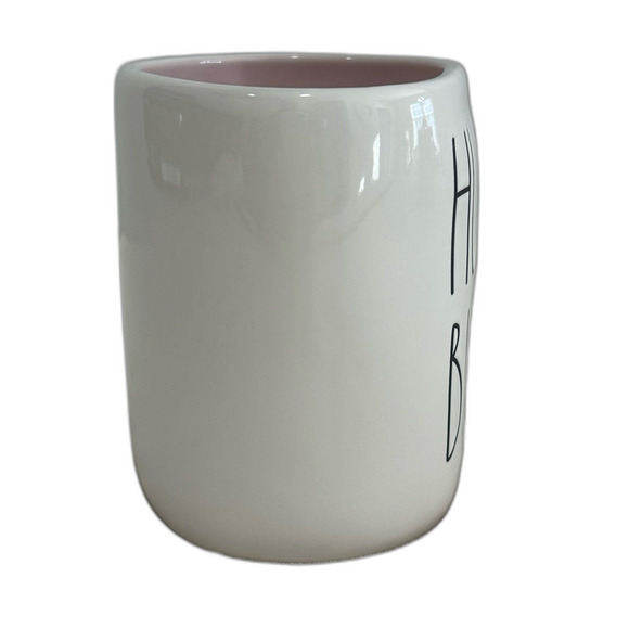 Rae Dunn Artisan Collection by Magenta “ Hunny Bunny “ Embossed Ceramic Mug. - Picture 4 of 10